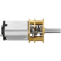 Miniatyrbild 3 av 5: Mikromotor med hastighetsreducering DC 6V 50rpm med helt metallväxellåda 0,18A elektrisk växellådsmotor med 2 terminaler för DIY Rc1pc
