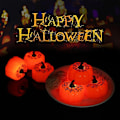 Miniatyrbilde 3 av 3: 12 stk Halloween lys LED gresskarlampe for festdekorasjon gresskarlampe