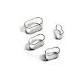 Miniatyrbild 1 av 5: Stolsbensöverdrag Oval Silikon Möbelbensöverdrag Golvskydd 8-24st Transparent/24st 15x30mm
