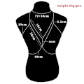Miniatyrbilde 2 av 2: Ornament Chain Sexy Simple Crossover Body Chain All In One Chain（gull）