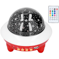 Miniatyrbild 2 av 5: Bluetooth-projektor RGB-stjärnprojektor USB-laddning nattljusprojektor för sovrumsdekoration