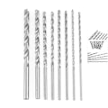 Miniatyrbild 1 av 5: 8 st HSS-mikroborrar, metriska borr, borrbitsverktyg 4-10 mm, HSS-borrar 4 mm, 4,2 mm, 4,5 mm, 5 mm, 5,2 mm, 6 mm, 8 mm, 10 mm borrset