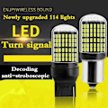 Pikkukuva 2 / 5: 10 kpl 3014 144smd Canbus 1157 Bay15d P21w 1156 Ba15s Bau15s Py21w T20 7440 7443 W21w Led-polttimot Auto