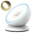 Miniatyrbillede 2 af 5: Led natlys sensor magnet roterende base krop induktion lampe til hjem trappe gang, wuzhou (hvidt lys)
