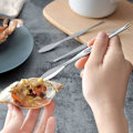 Miniatyrbild 2 av 5: 6PCS 304 Rostfritt Stål Ny Krabba Form Gjutning Snabb Skaldjur Hummer Cracker Skaldjur Verktyg Klipp Nål Gaffel Hämtar Syltmutter Set