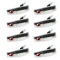Miniatyrbilde 2 av 5: 8 stk AR29 myk agn 60mm 2,5g fiskeagn dobbel farge T hale