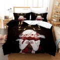 Miniatyrbild 1 av 5: 3d Julgran Tryck Säng Täcke Set Tvilling Full Queen King Size Ultra Mjuk Täcke Sängkläder Set 3 st Täcke Överdrag Set（Som visas）