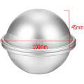Pikkukuva 3 / 5: Erittäin suuri metallikylpypommin muotti - DIY alumiinikylpypommin muotit - 2 sarjaa 4 kappaletta - Tee