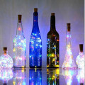 Miniatyrbild 2 av 6: Flaskformade LED-strålljus [2-pack] Färgrik 2m 10 lampor