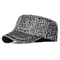 Miniatyrbillede 4 af 5: Herre Bomulds Army Cap Cadet Hat Trucker Dad Hat Militær Flat Top Justerbar Klassisk Baseball Cap