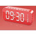 Miniatyrbild 2 av 5: Multifunktionell LED digital väckarklocka, Bluetooth-högtalare, sängbord lysande elektronisk musikbox
