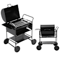 Pikkukuva 4 / 5: Nukkekodin tarvikkeet Mini BBQ-teline Käsirattaat Keittiö Simulaatio Koriste 1:12