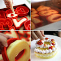 Miniatyrbillede 5 af 5: 9 stk. 0-9 tal digital dessert silikone kageform kage talform