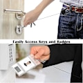 Pikkukuva 4 / 5: Retractable Keyring Id Card Holder - Extendable Keychain With Belt Clip, Badge Reels(black,3pcs)（Pink）
