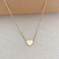 Miniatyrbillede 2 af 5: Hjerte Halskæde Kompatibel Kvinder Guld Farve Kort Kæde Hjerte Vedhæng Choker Halskæde Boho Smykker Gave