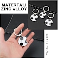 Miniatyrbillede 3 af 5: Øl Åbner Nøglering, 10 Stykker Metal Fodbold Flaskeåbner Nøglering, Øl Åbner Nøglering, Øl Flaskeåbner Nøglering Kreativ Proptrækker Praktisk