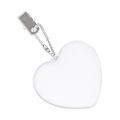Miniatyrbillede 1 af 5: Punge lys sensor håndtaske LED lys hjerteform pung lys (1 stk, hvid)