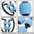 Miniatyrbillede 4 af 5: Skumrulle Massager, Læg Skum Massage Værktøj, Arm Smertelindring, Stive Og Stramme Muskler, Fascia Roller Blå