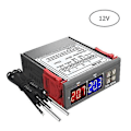 Miniatyrbillede 1 af 5: Dc 12v Dobbelt Digital Display Termostat Temperaturregulator Temperaturstyring