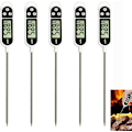 Miniatyrbild 1 av 8: Set med 5 digitala termometrar, stektermometer, kötttermometer, LCD grill BBQ kött, grilltermometer