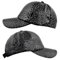 Miniatyrbillede 4 af 4: Læder Baseball Cap - Unisex Casual Dad Hat Justerbar Rem Dame Herre