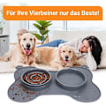 Miniatyrbillede 2 af 5: Langsom foderskål til hunde, langsom foderskål, anti-glutton skål til hundekat, fremmer sund spisning