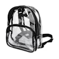 Miniatyrbillede 1 af 5: Transparent Rygsæk til Kvinder Mini Clear Bags Clear Rygsæk Mini Transparent Vandtæt 2 Lag Opbevaring Lynlås Design PVC Slidstærk Rygsæk fo