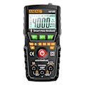 Miniatyrbillede 1 af 5: Digitalt voltmeter, amperemeter, ohmmeter, multimeter, spænding AC DC tester meter (sort)