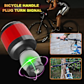 Miniatyrbillede 3 af 4: Cykelstyr-prop-lys, cykelstyr-lys, mountainbike-blinklys (2 stk.)