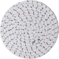 Miniatyrbillede 4 af 5: Grå 3-delt sæt: 100% bomuldsflettet grydelapper, 7\" diameter