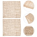 Miniatyrbilde 2 av 3: 2 stk. Linduker til spisebord i premium lin - Slitesterke linduker (21X21X0.5CM, 1)