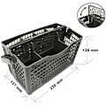 Miniatyrbild 4 av 5: Bestickkorg för diskmaskinen Mått 23x 8,5 & 4,5x 13,5cm Diskmaskinskorg med innovativ 2 i 1-lösning. Sköljkorg för diskmaskin