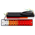 Miniatyrbild 2 av 5: 2 st LED-bakljus för backljus Blinkers Blinkers för lastbilssläpvagn Husvagn 24V