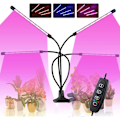 Miniatyrbillede 1 af 5: 40w 80LED Hortikulturlampe Blomstringsvækst Grolys Med 360 Justerbar Klemme 3/6/12h Cyklus Timer 3 Tilstande 10 Lysstyrke