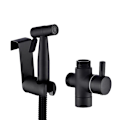 Miniatyrbillede 1 af 5: Toilet Håndbruser i Rustfrit Stål Toilet Håndbruser Kit, Sort Spray Hånd