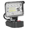Miniatyrbillede 2 af 5: 3-i-1 LED-arbejdslys med stativ, trådløs lampe til udendørsbelysning, nødbelysning, 54 W, 2800 lm, 6500 K