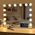 Miniatyrbillede 1 af 5: Led Usb Makeup Light, 10 Pærer, 3 Lystilstande, Egnet Til Skrivebordspejle, Badekar (Ekskl. Spejle) Høj Kvalitet D~