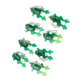 Miniatyrbilde 3 av 5: 8 stk fiske myke agn hopp frosk form liten topp vann flytende agn for ferskvann saltvann fiske