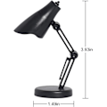 Miniatyrbillede 5 af 5: 2 stk. LED Mini Skrivebordslampe Foldbar Nat Læselampe Til Hjem Stue Computer Nattelys Briller
