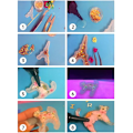 Miniatyrbillede 5 af 5: Harpiksform Potteplante Stativ Epoxy Støbeform Slangeform Display Stativ DIY Værktøj Håndværk & Sytilbehør