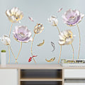 Miniatyrbild 2 av 5: Ny blommig väggdekal, vacker inredning, självhäftande, avtagbar väggkonstdekal, 1 set