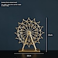 Miniatyrbild 3 av 4: Mike pariserhjul modell, pariserhjul prydnad legering metall statyer skulpturer, bordsskiva konst skulptur modell skåp skrivbord dekorativ konst staty för hem