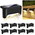 Miniatyrbild 1 av 5: 8-pack utomhus solcellslampor vattentäta LED-solcellslampor