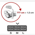Miniatyrbillede 2 af 4: Herre Sort Læderrem Sølv Rustfrit Stål Magnetisk Spænde