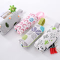 Miniatyrbilde 5 av 5: Liten blyantveske multifunksjon pennveske pose boks arrangør etui skoleutstyr for jenter voksne - grønn