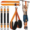Miniatyrbillede 1 af 4: Pull Up Assistance Bands, Heavy Duty Resistance Band for Pull Up Assist, Adjustable Weight/Size with Fabric Feet/Knee Rest, Bands for Pull Up Assist f
