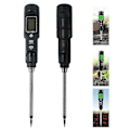 Miniatyrbillede 2 af 5: Jordtester Ec Temperatur Digital Jordtest Probe Meter Med Baggrundsbelyst Skærm