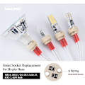 Miniatyrbilde 4 av 4: Bi-pin Base, G4, Gu5.3, G6.35, Gy6.35, Gx5.3 Mr16, Gz4 Mr11, Halogen Glød Socket Keramisk Kropp Lampeholder (12stk)