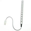 Miniatyrbillede 1 af 5: Usb Led-lys - 10 Super Bright Led-læselampe - Ingen batterier påkrævet Mobil strømforsyning Energibesparende computerlys