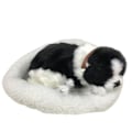 Miniatyrbild 1 av 5: Söta simulering sovande katt/hund plyschdocka med bo andas fluffig katt/hund（A）